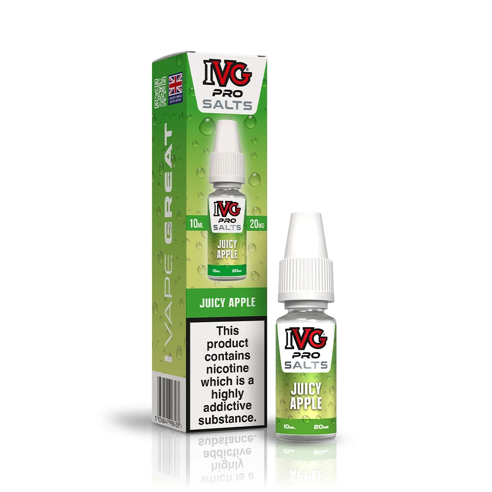 Juicy Apple Nic Salt E-Liquid by IVG Pro Salts 10ml